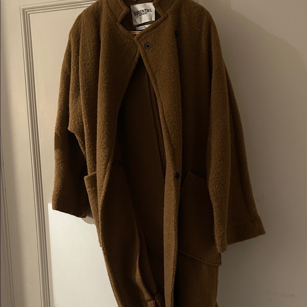Essentiel Women's Elegant Brown Coat